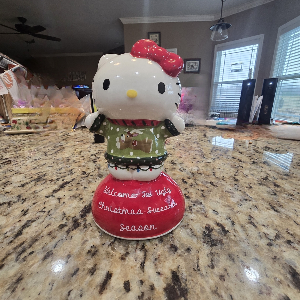 Hello Kitty Holiday Decor in Red, Green, and White